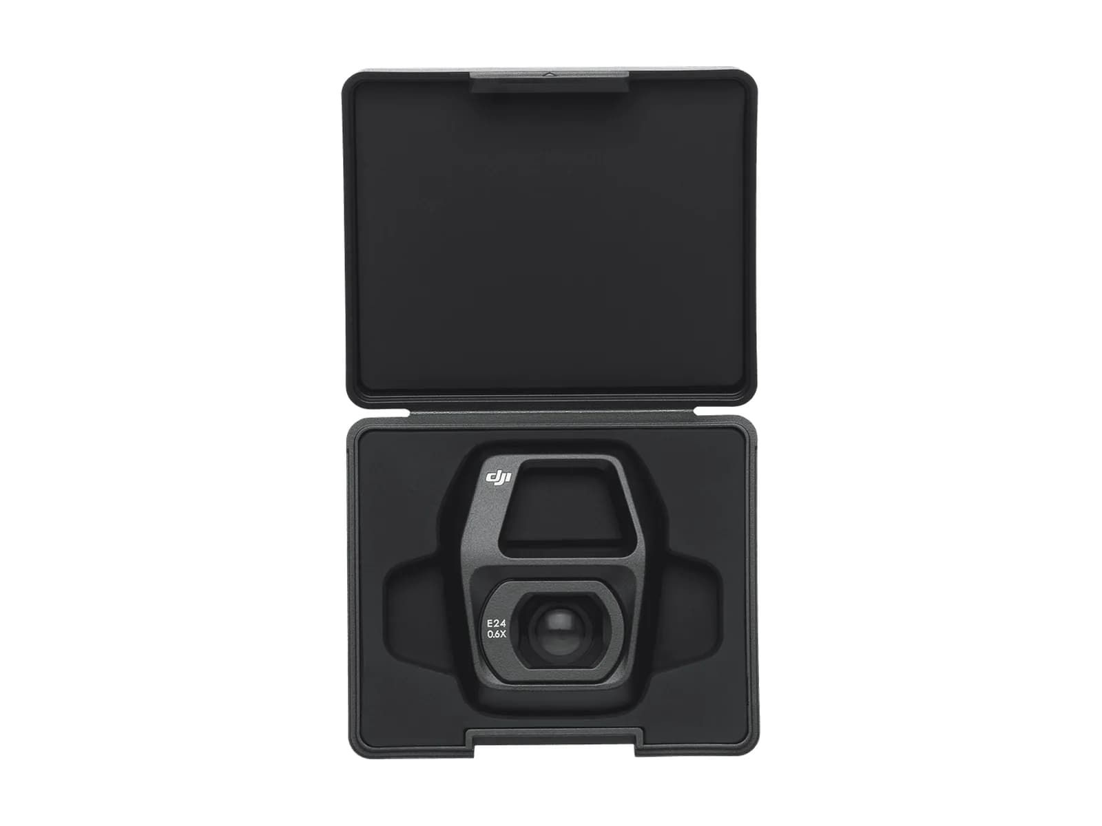 Objectif grand-angle DJI Air 3S, photo produit sur fond blanc