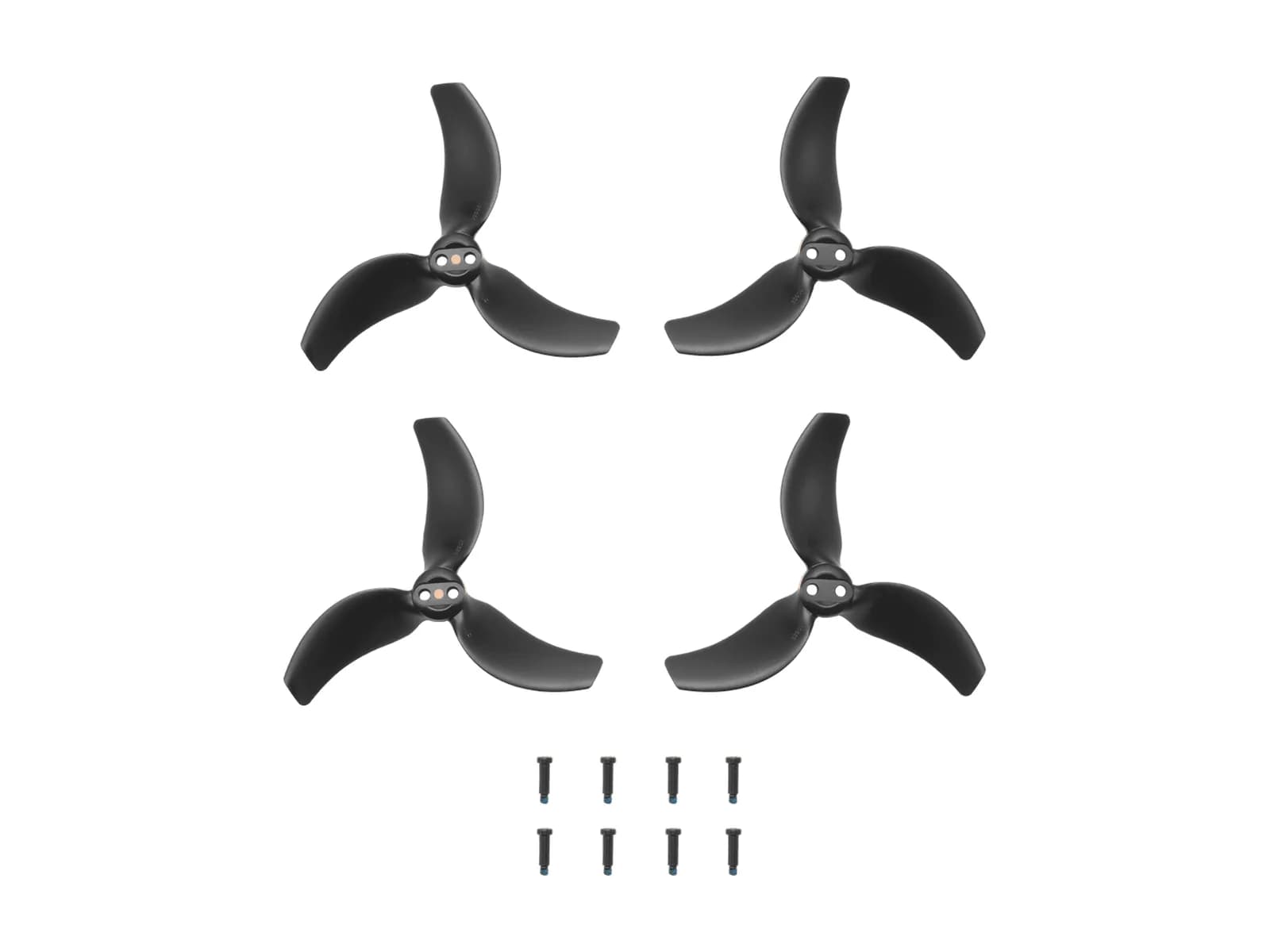Hélices tripales DJI Avata 2 (lot de 4), photo produit sur fond blanc