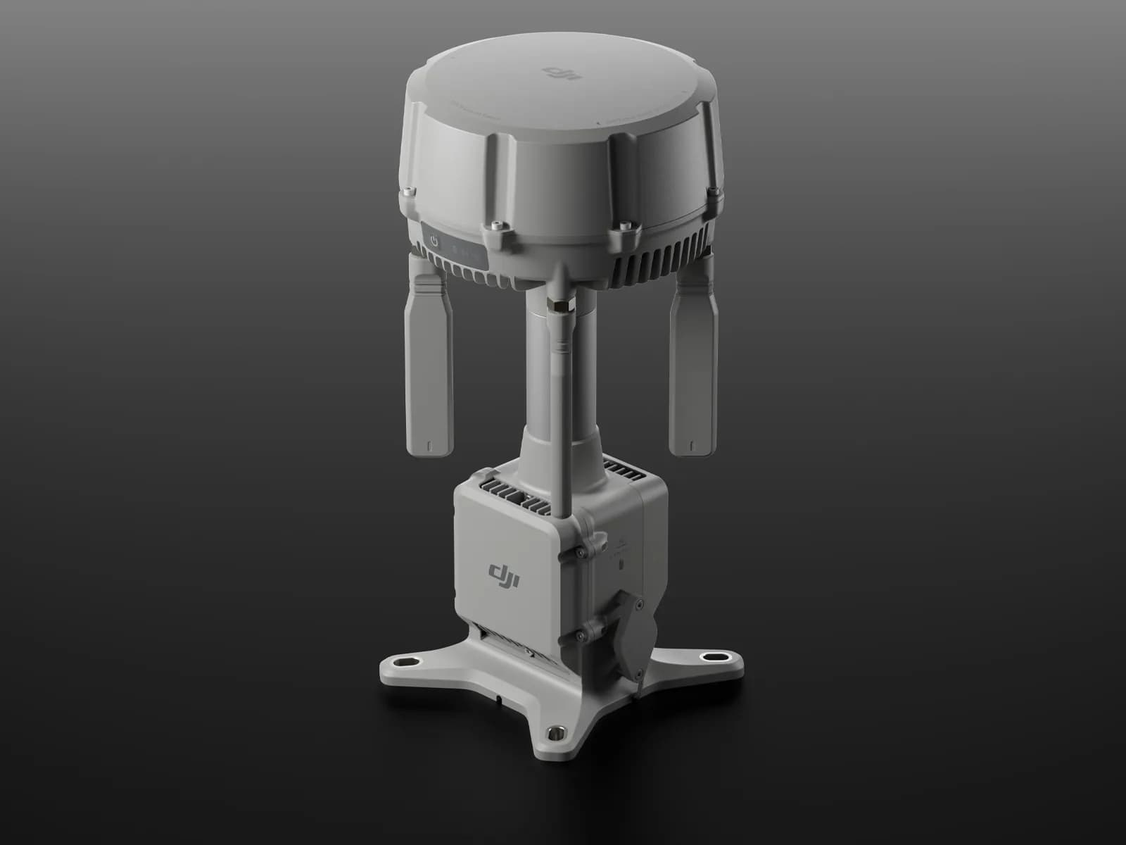 DJI Dock 3 fermé vu de trois quarts
