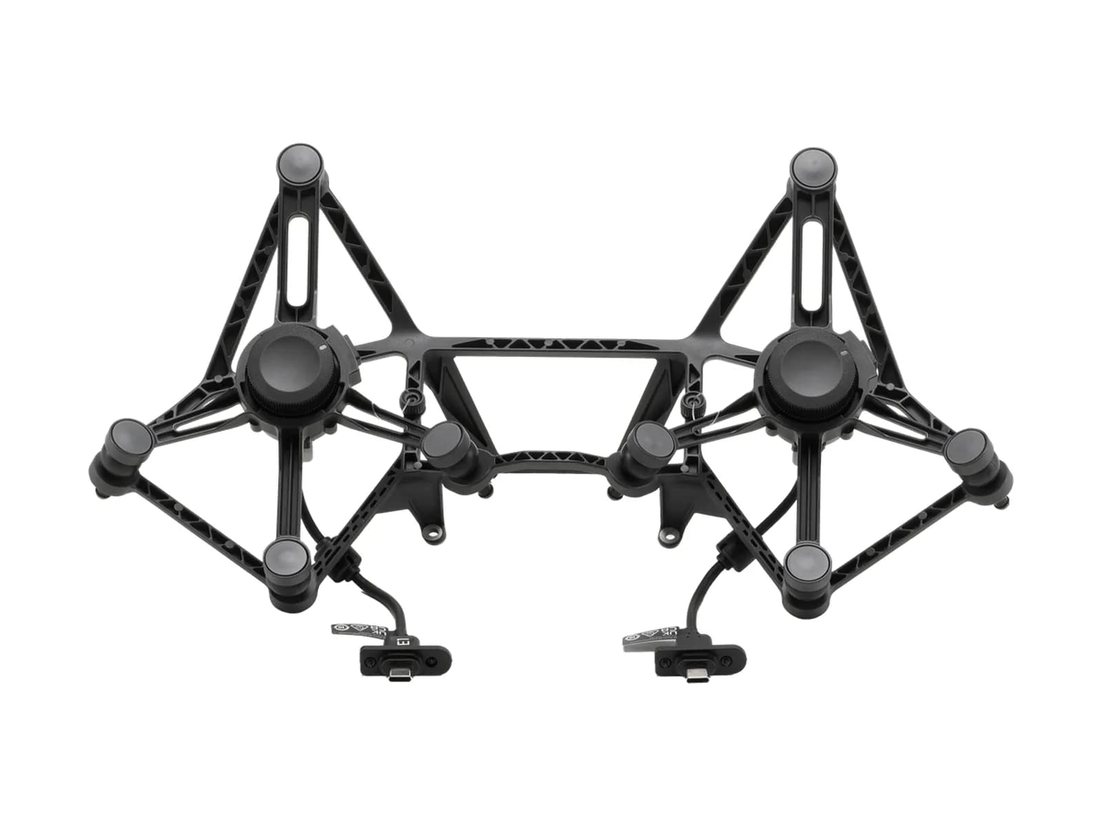 Connecteur double nacelle DJI Matrice 400, photo produit sur fond blanc
